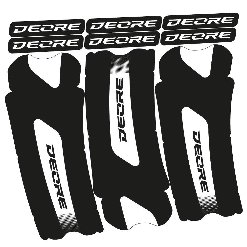 Stickers Shimano Deore compatibles Autocollants pédalier