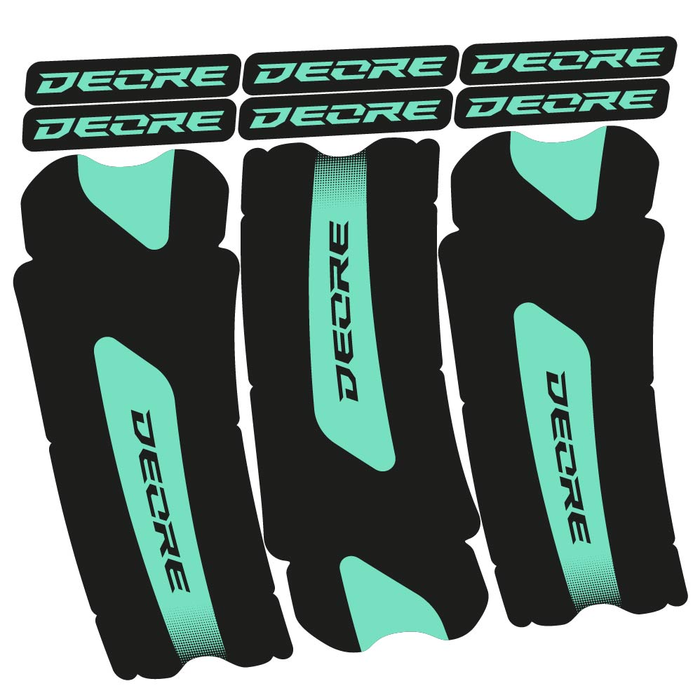 Stickers Shimano Deore compatibles - Autocollants pédalier vélo