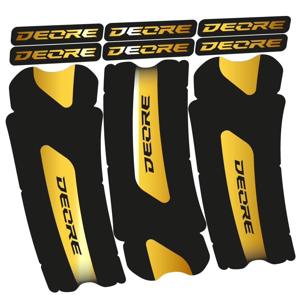 Stickers Shimano Deore compatibles - Autocollants pédalier vélo