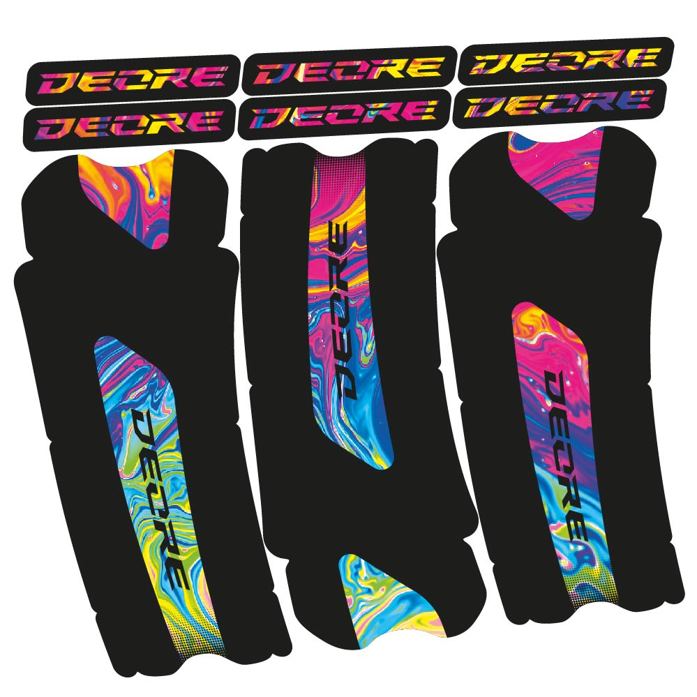 Stickers Shimano Deore compatibles Autocollants pédalier