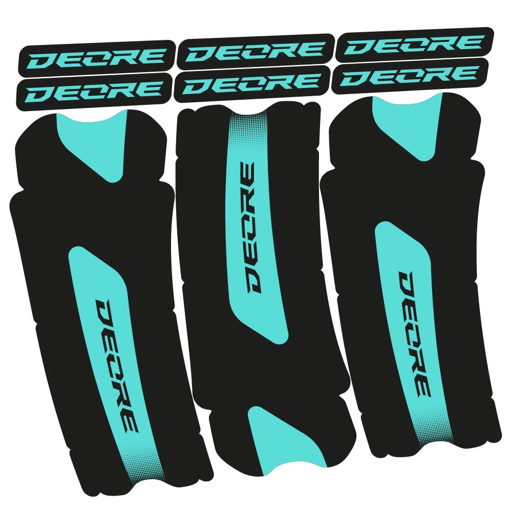 Stickers Shimano Deore compatibles - Autocollants pédalier vélo