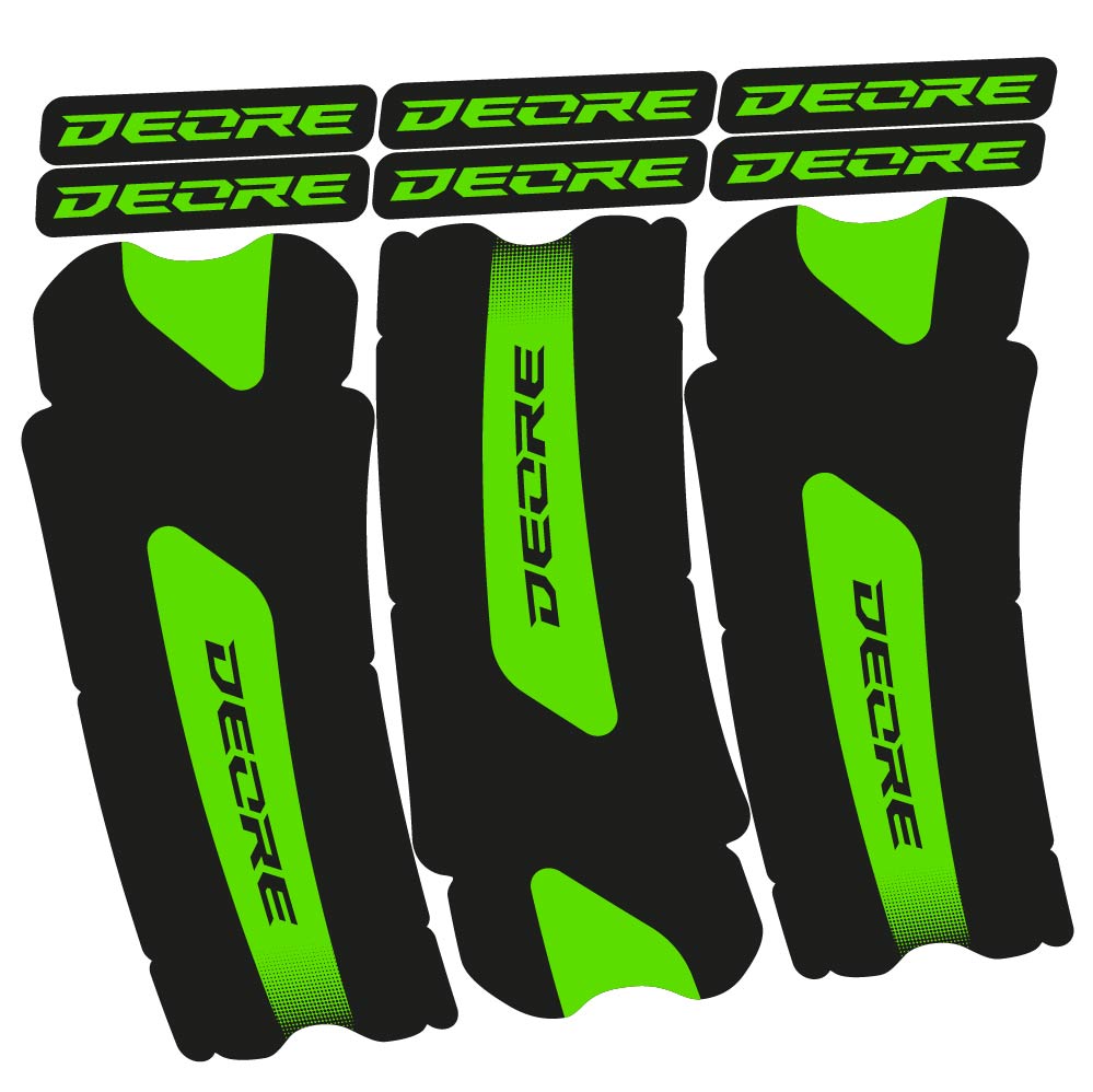 Stickers Shimano Deore compatibles - Autocollants pédalier vélo