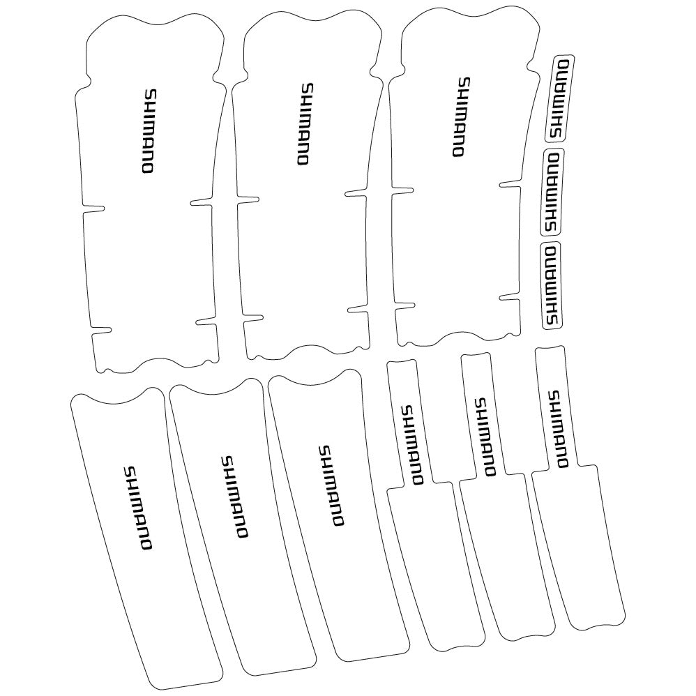 Stickers Shimano Deore FC-MT510-1 compatibles - Autocollants pédalier vélo