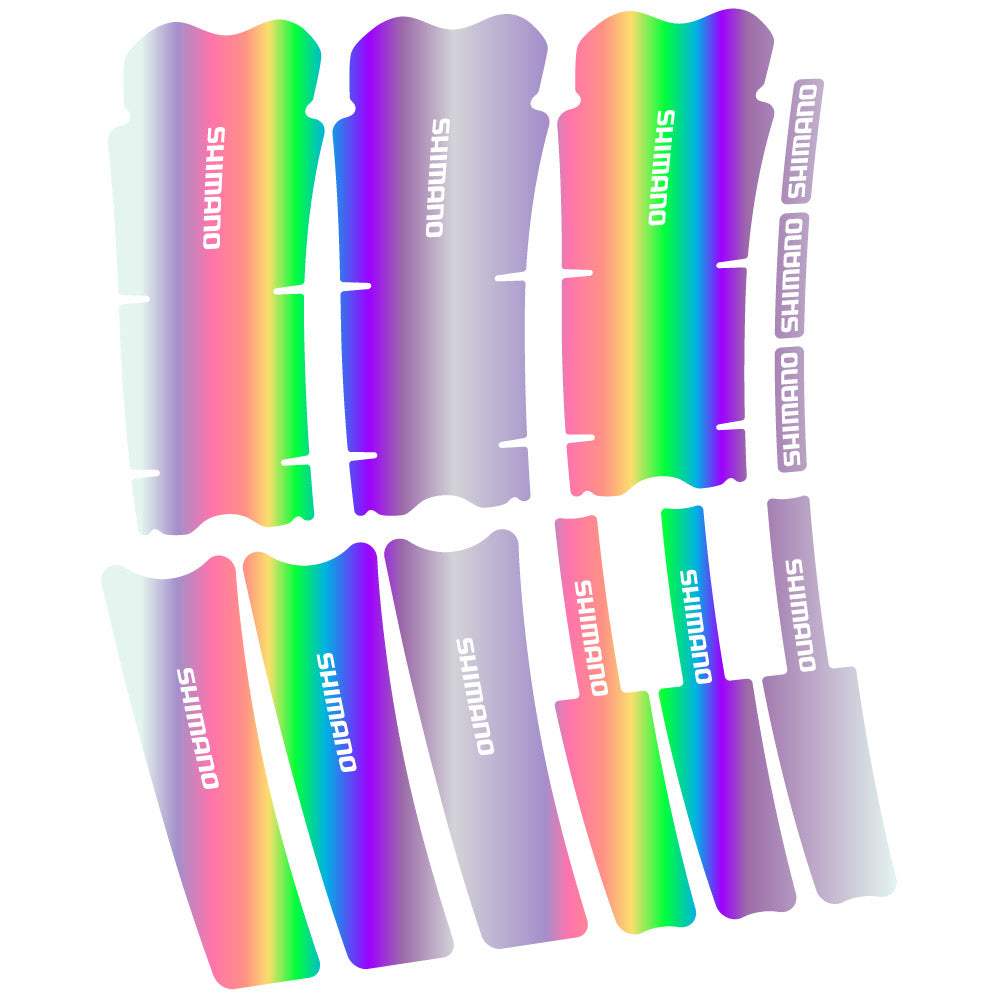 Stickers Shimano Deore FC-MT510-1 compatibles - Autocollants pédalier vélo