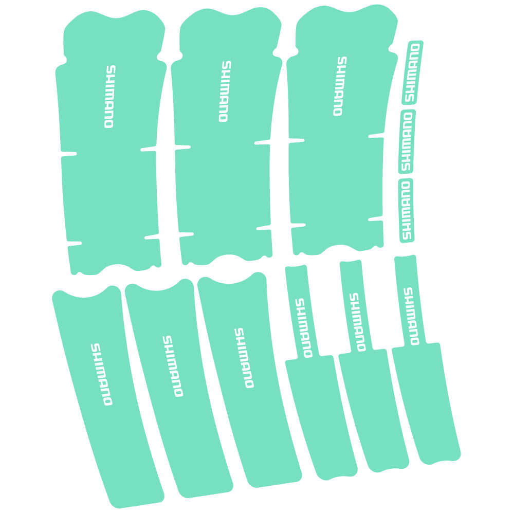 Stickers Shimano Deore FCMT5101 compatibles Autocollants pédalier