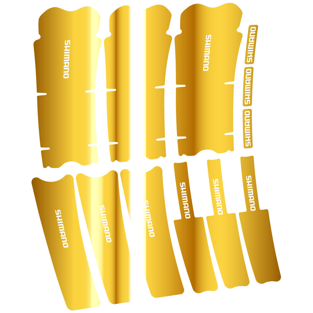 Stickers Shimano Deore FC-MT510-1 compatibles - Autocollants pédalier vélo