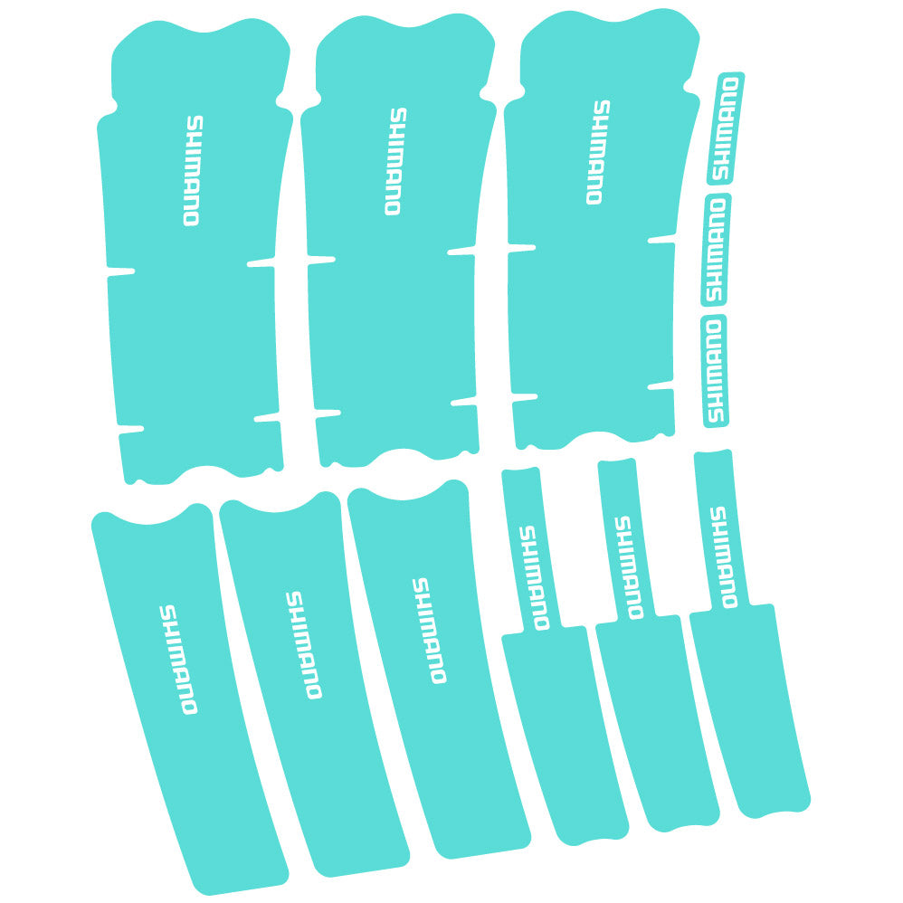 Stickers Shimano Deore FCMT5101 compatibles Autocollants pédalier