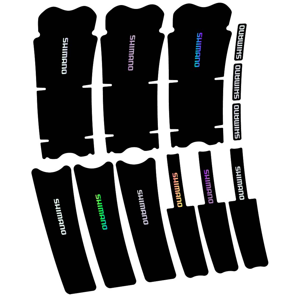 Stickers Shimano Deore FC-MT510-1 compatibles - Autocollants pédalier vélo