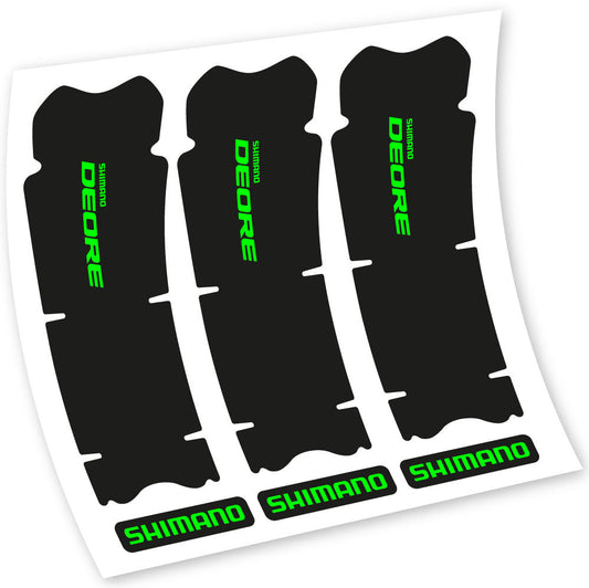 Stickers Shimano Deore XT M615 compatibles Autocollants pédalier
