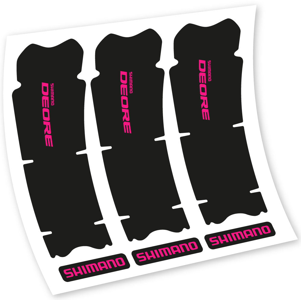 Stickers Shimano Deore XT M615 compatibles Autocollants pédalier