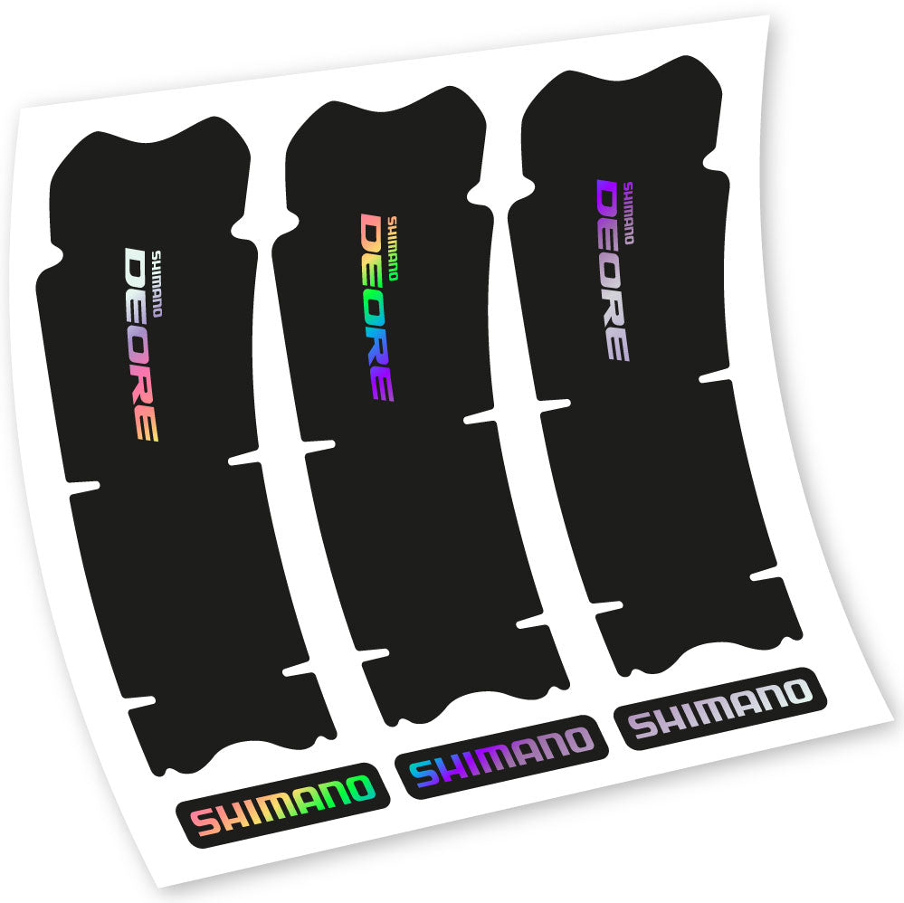 Stickers Shimano Deore XT M615 compatibles Autocollants pédalier