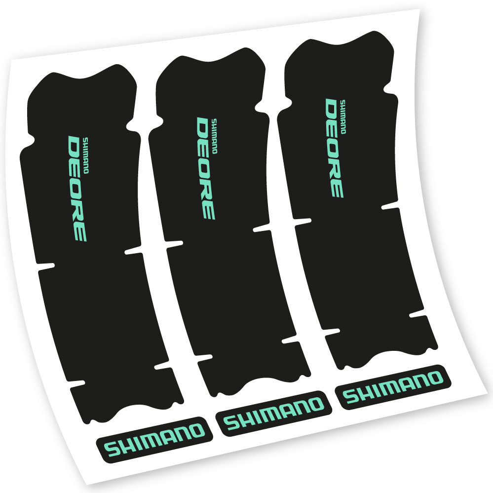 Stickers Shimano Deore XT M615 compatibles Autocollants pédalier
