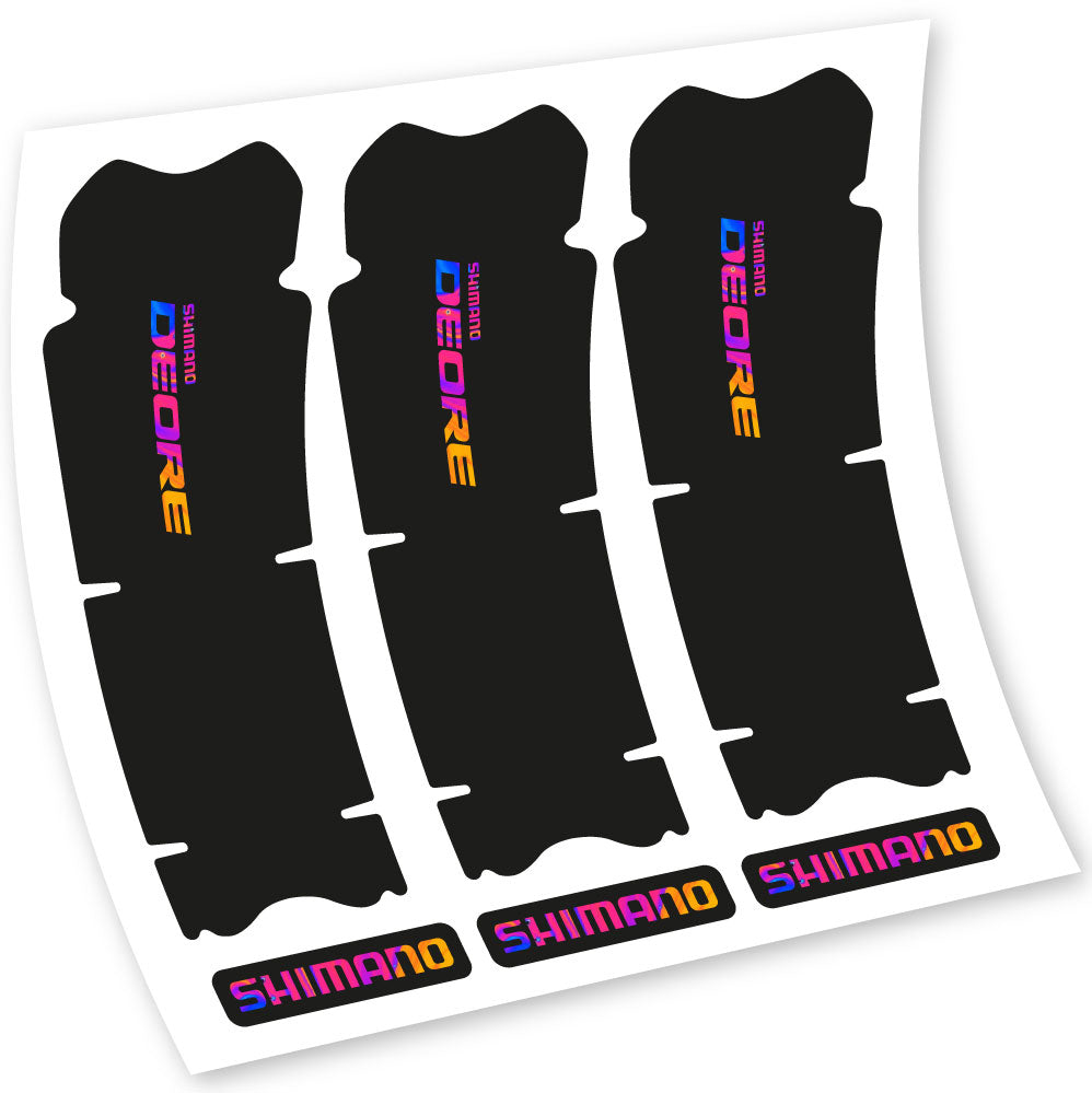 Stickers Shimano Deore XT M615 compatibles Autocollants pédalier