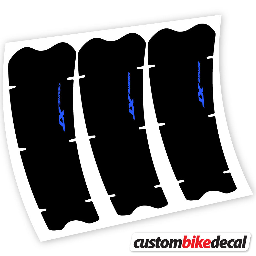 Medium Blue decal for Shimano XT M8100 crankset – bike sticker vinyl