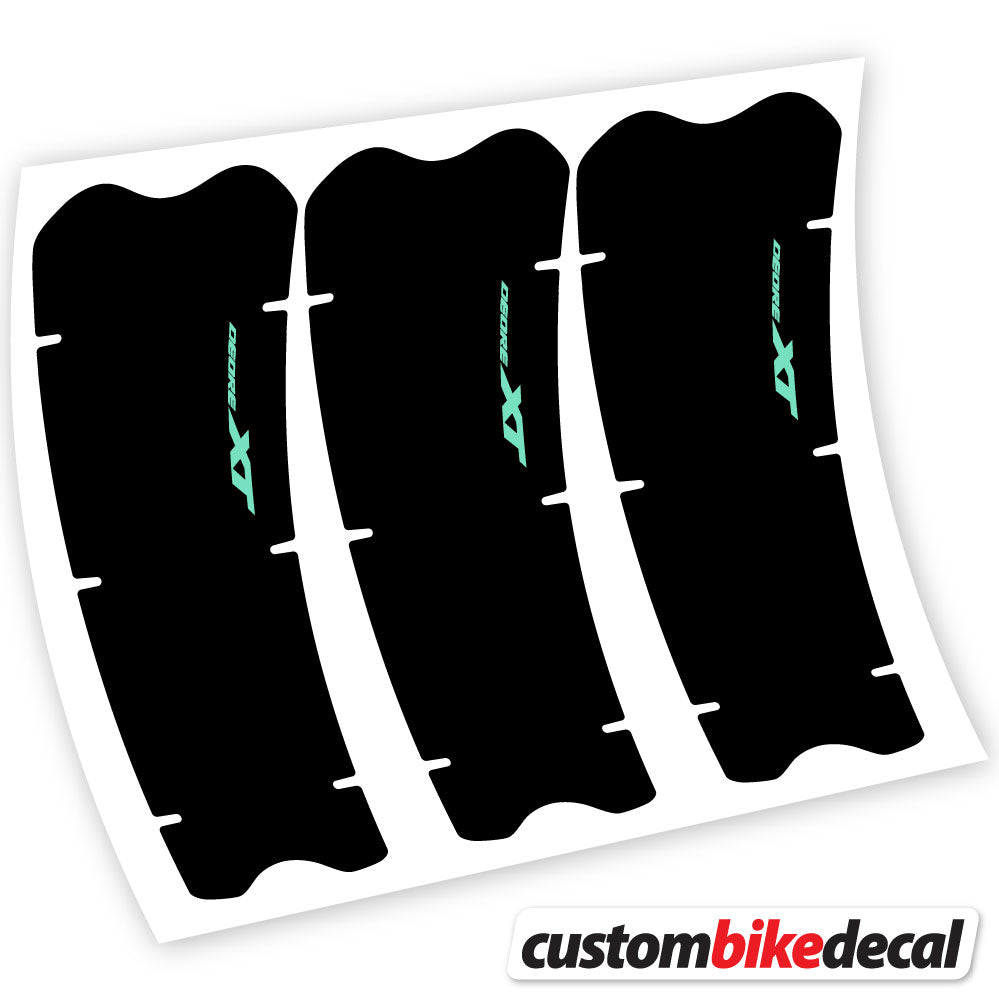 Mint decal for Shimano XT M8100 crankset – bike sticker vinyl