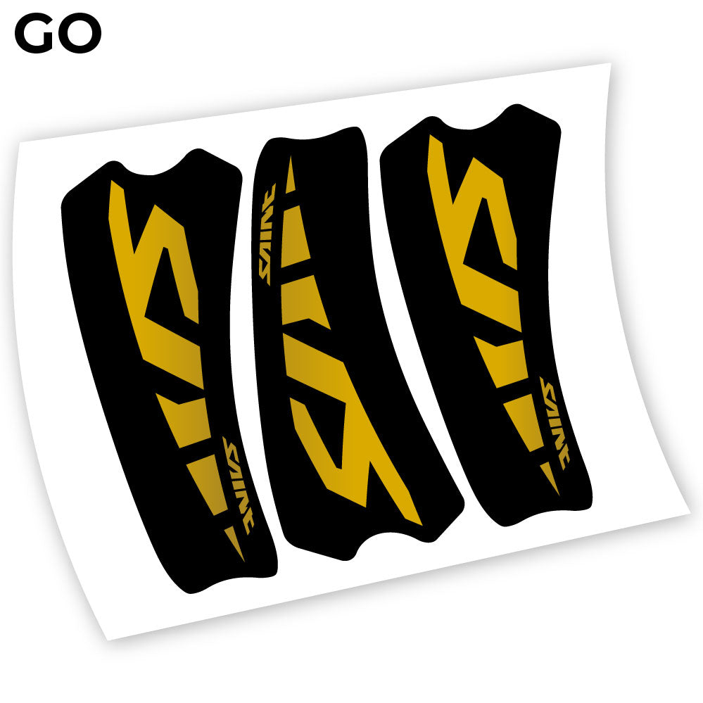 Stickers Shimano Saint M800 compatibles Autocollants pédalier