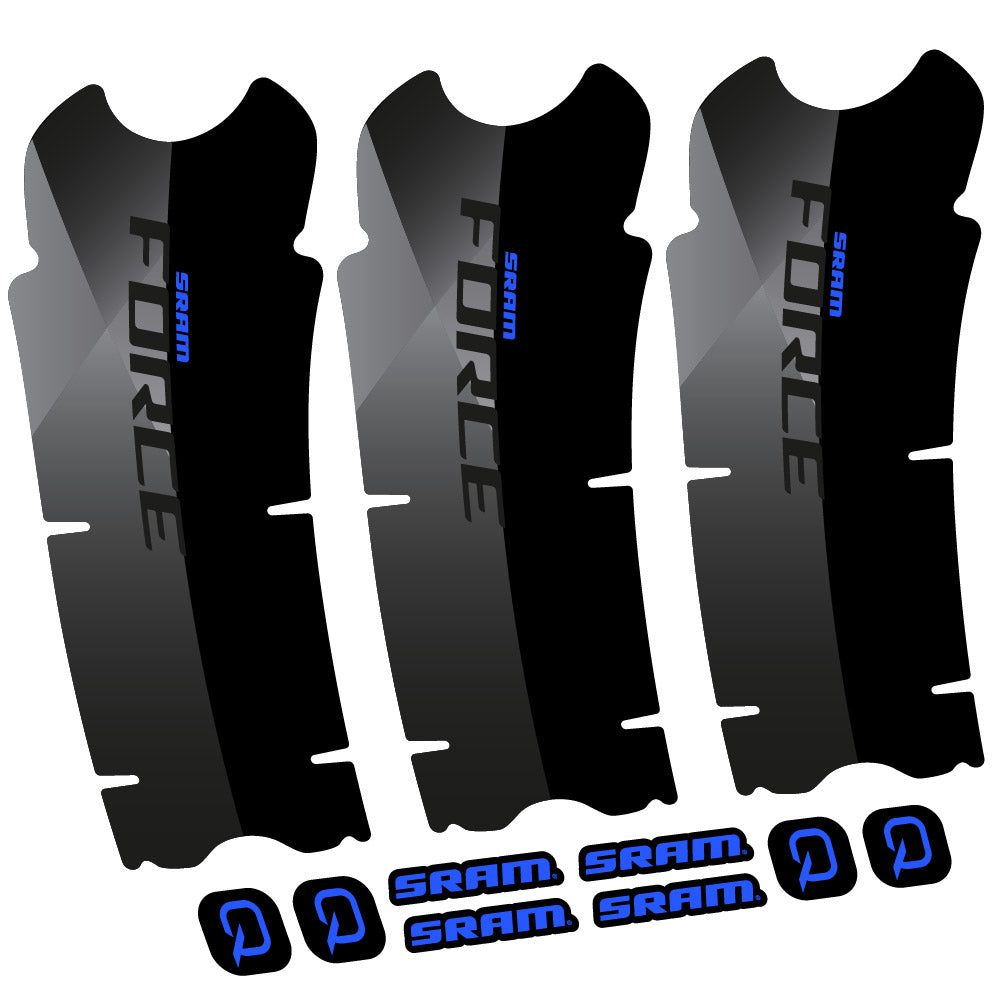 Stickers Sram Force AXS compatibles Autocollants pédalier