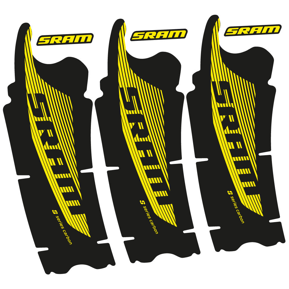 Stickers Sram Red AXS compatibles Autocollants pédalier