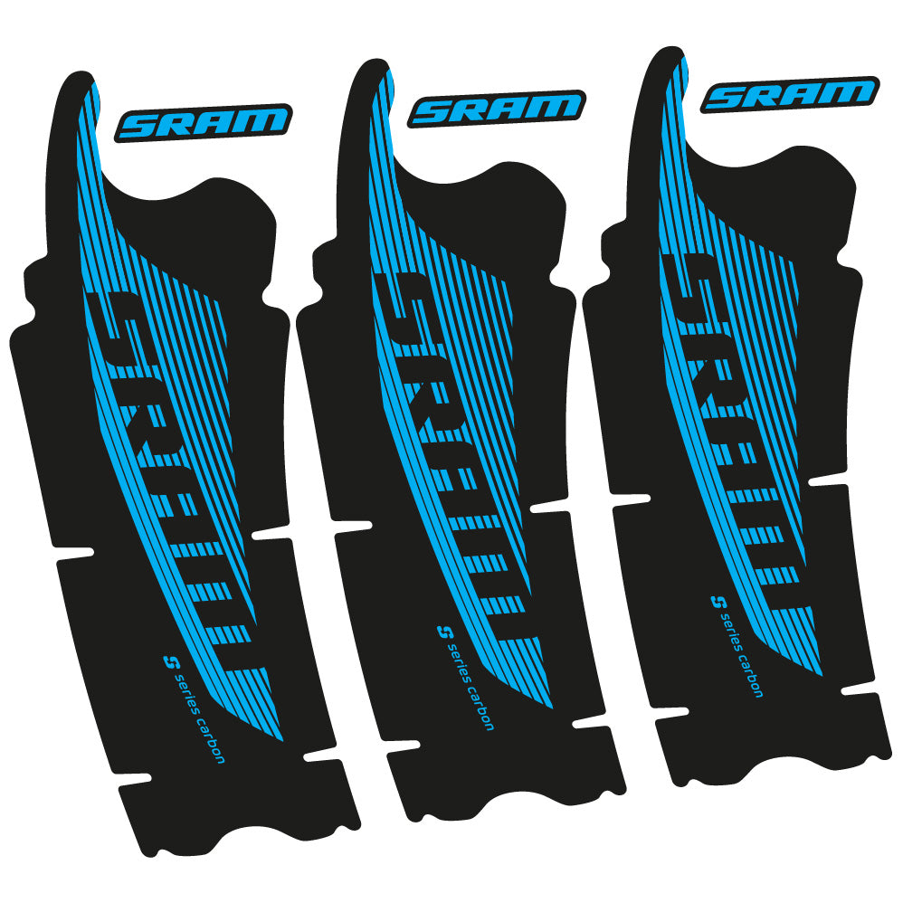 Stickers Sram Red AXS compatibles Autocollants pédalier
