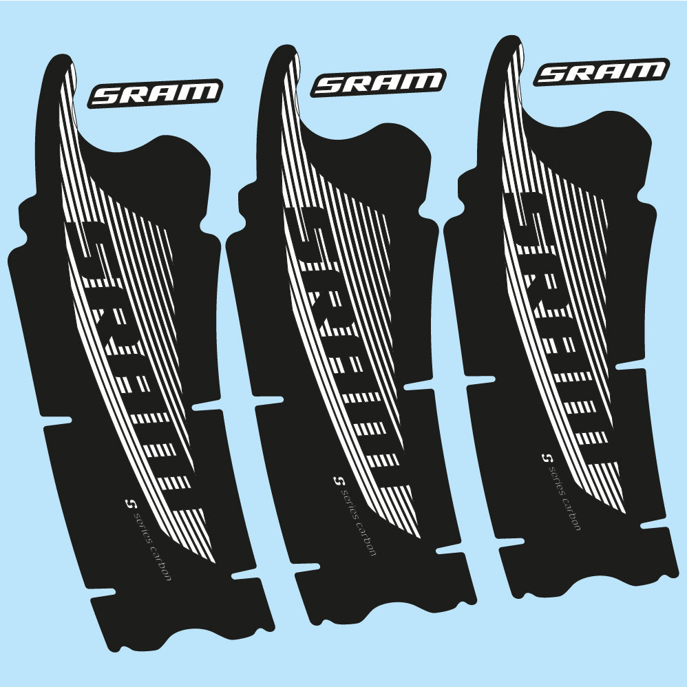 Stickers Sram Red AXS compatibles Autocollants pédalier