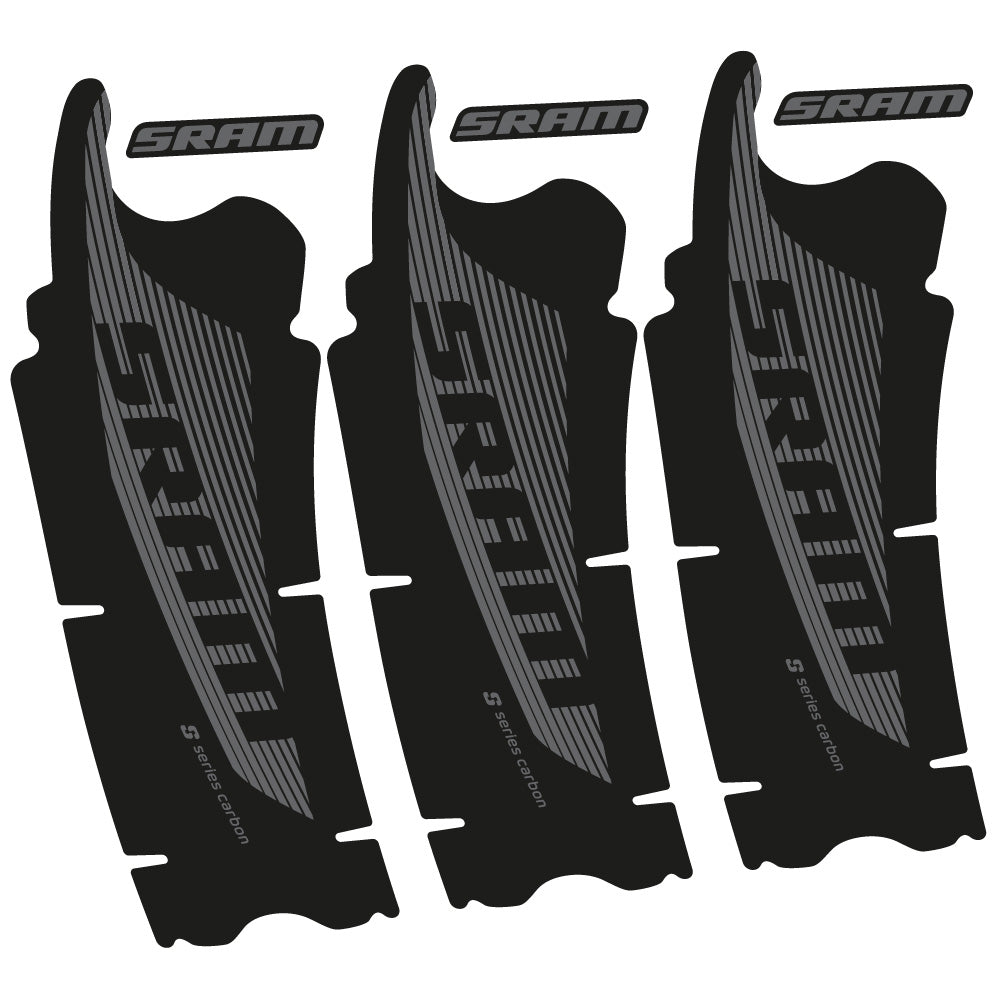Stickers Sram Red AXS compatibles Autocollants pédalier