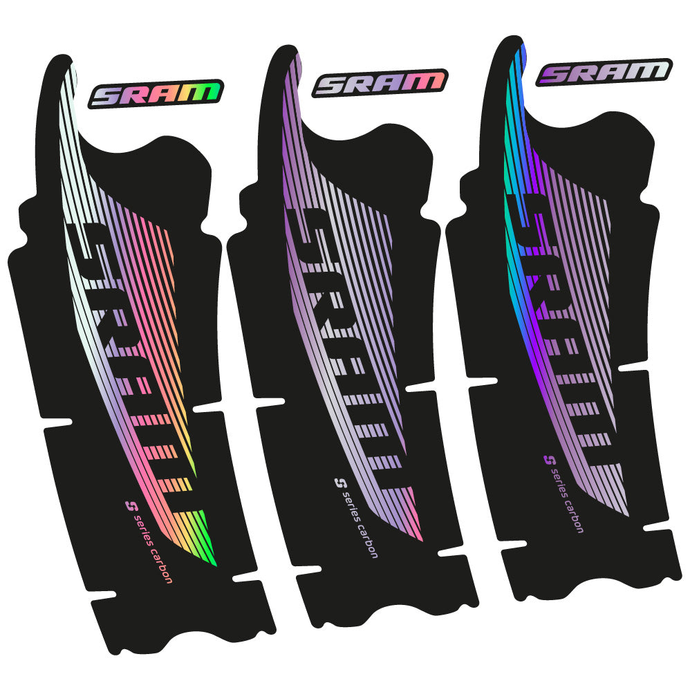 Stickers Sram Red AXS compatibles Autocollants pédalier