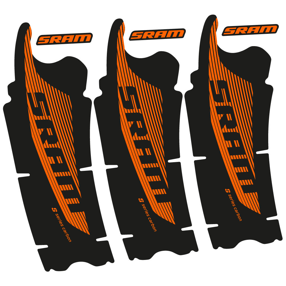 Stickers Sram Red AXS compatibles Autocollants pédalier