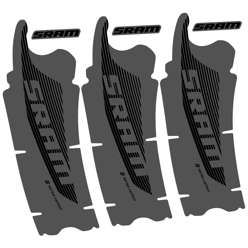 Stickers Sram Red AXS compatibles Autocollants pédalier