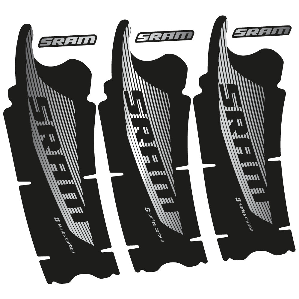 Stickers Sram Red AXS compatibles Autocollants pédalier