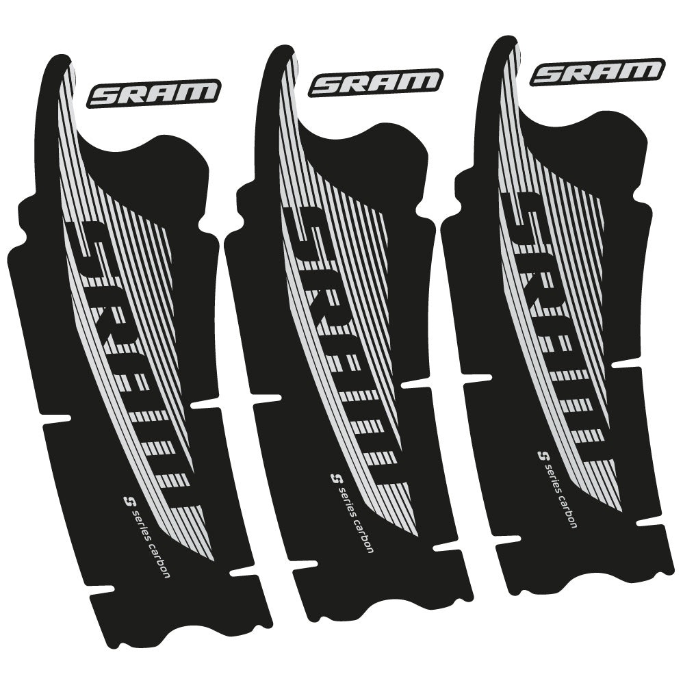 Stickers Sram Red AXS compatibles Autocollants pédalier