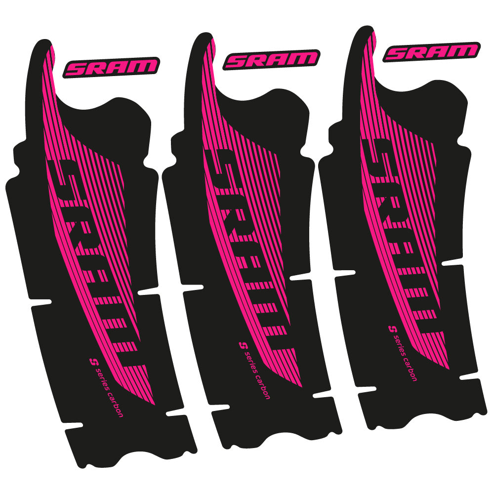 Stickers Sram Red AXS compatibles Autocollants pédalier