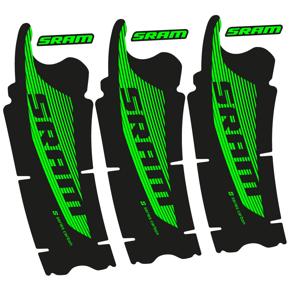 Stickers Sram Red AXS compatibles Autocollants pédalier