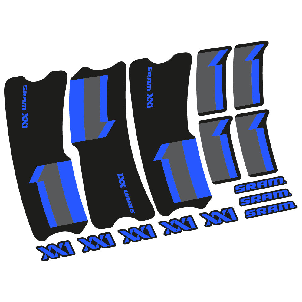 Stickers SRAM XX1 2013 compatibles Autocollants pédalier