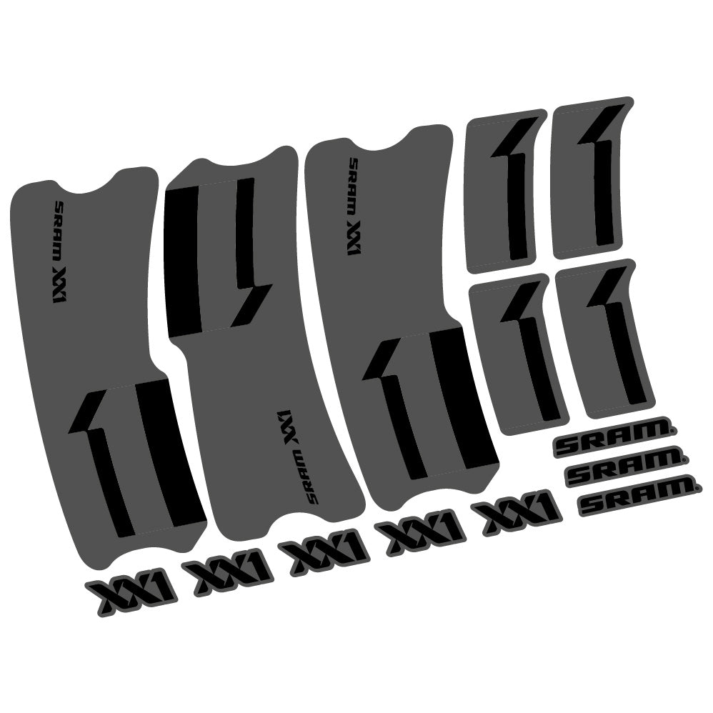 Stickers SRAM XX1 2013 compatibles Autocollants pédalier