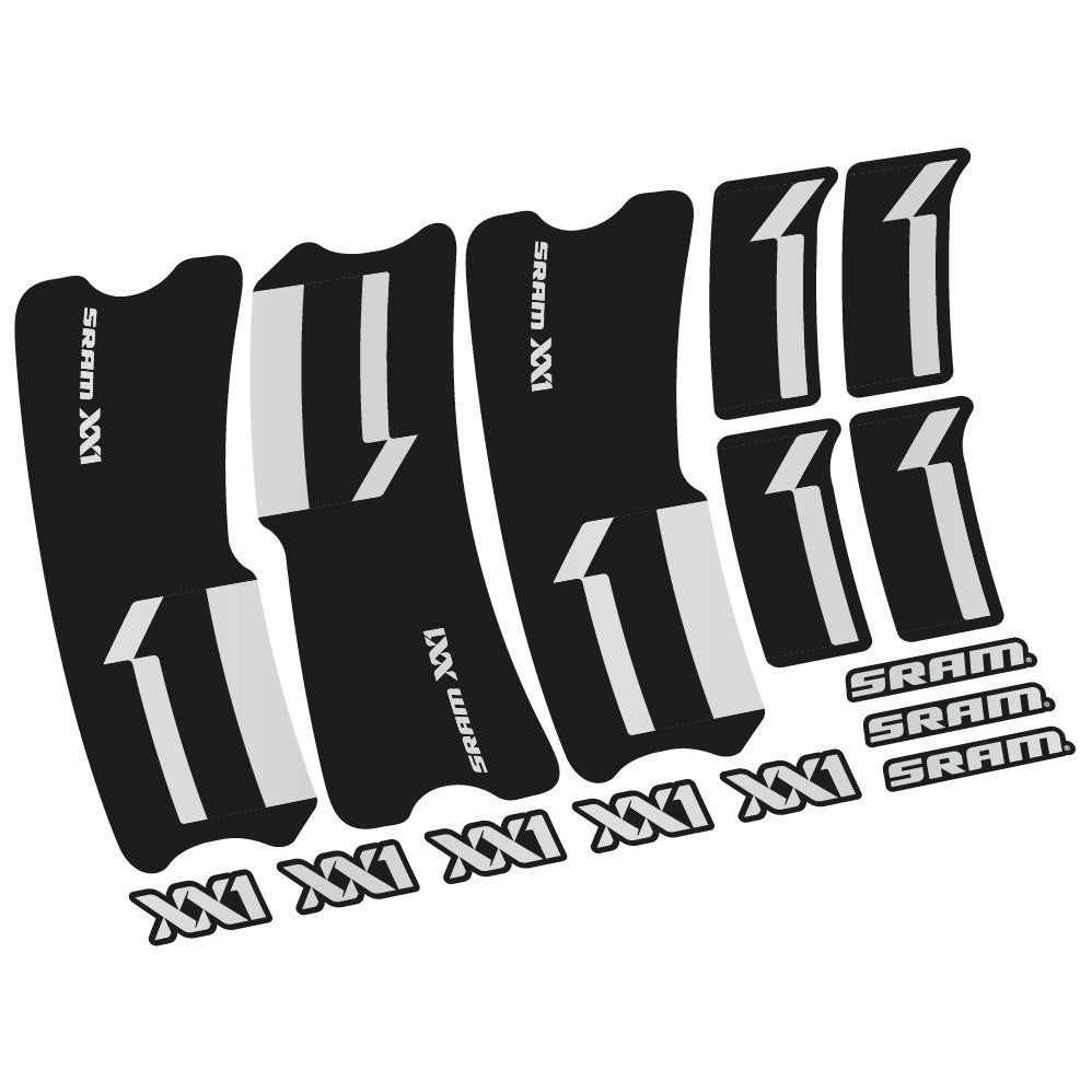 Stickers SRAM XX1 2013 compatibles Autocollants pédalier