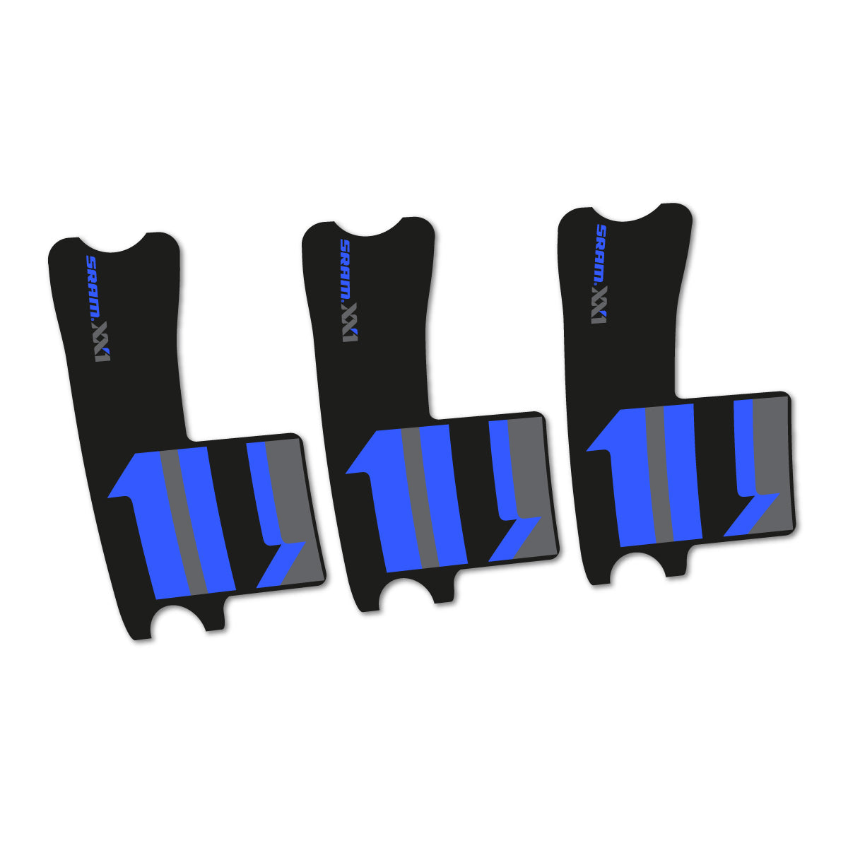 Medium Blue decal for SRAM XX1 2016-2017 crankset – bike sticker vinyl