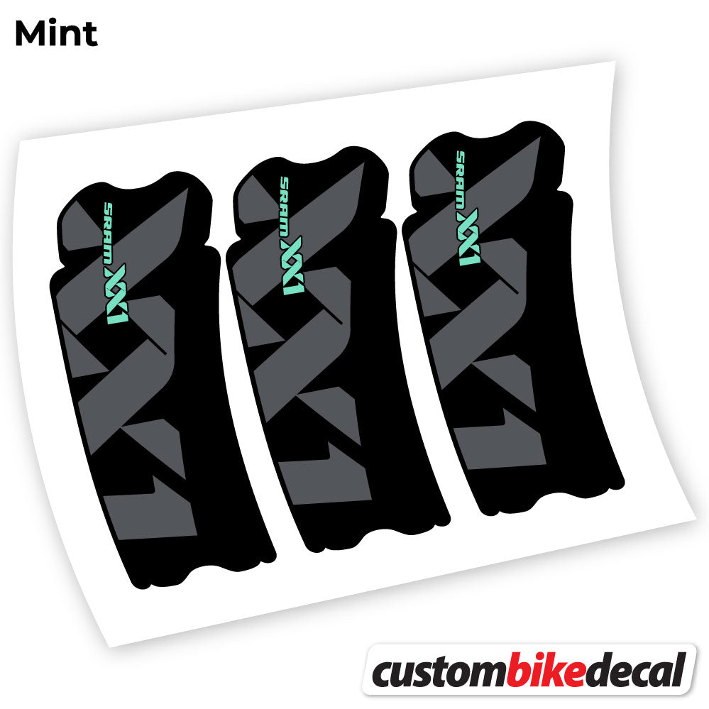 Mint decal for Sram XX1 Connecting Rod crankset – bike sticker vinyl