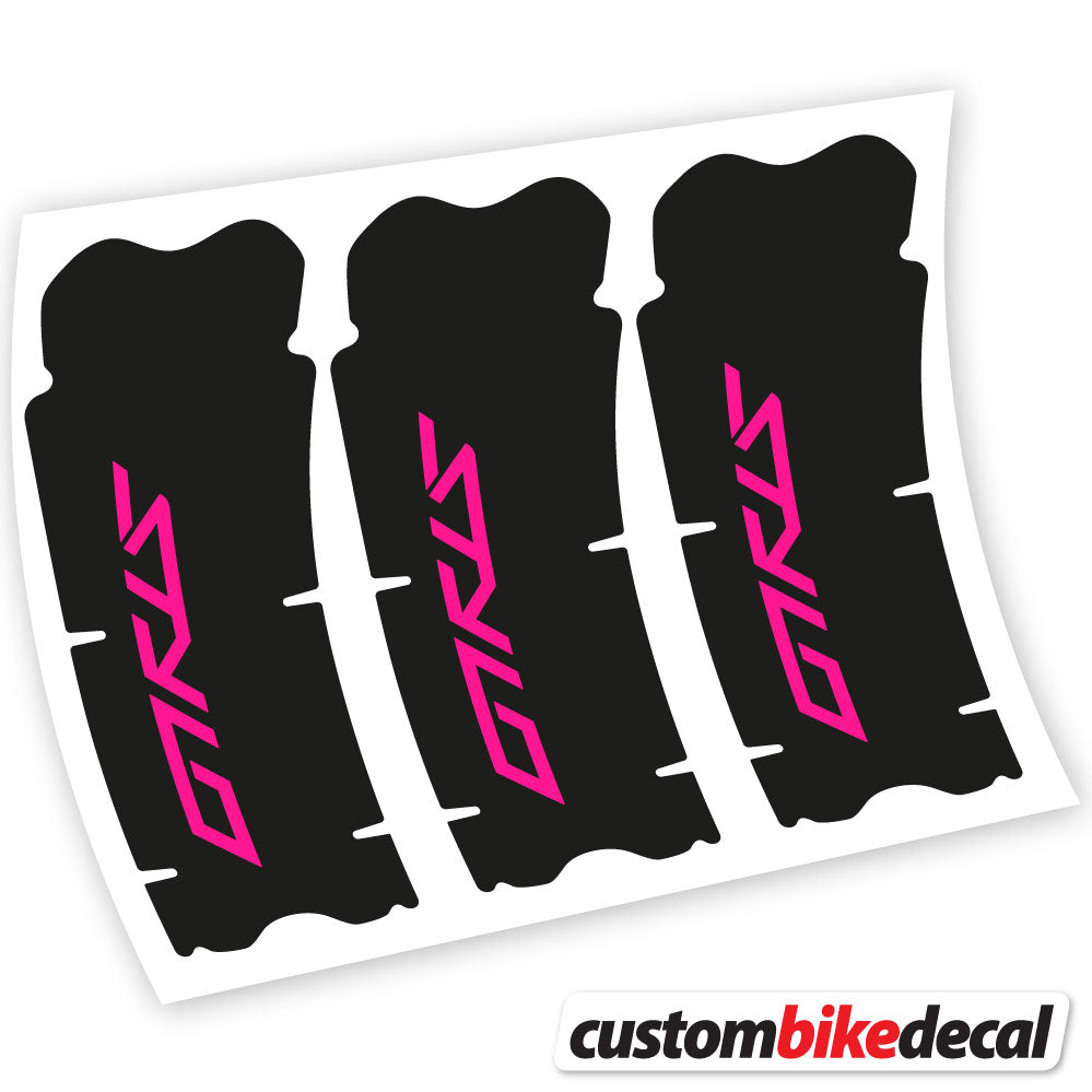 Neon Pink decal for Truvativ Stylo crankset – bike sticker vinyl