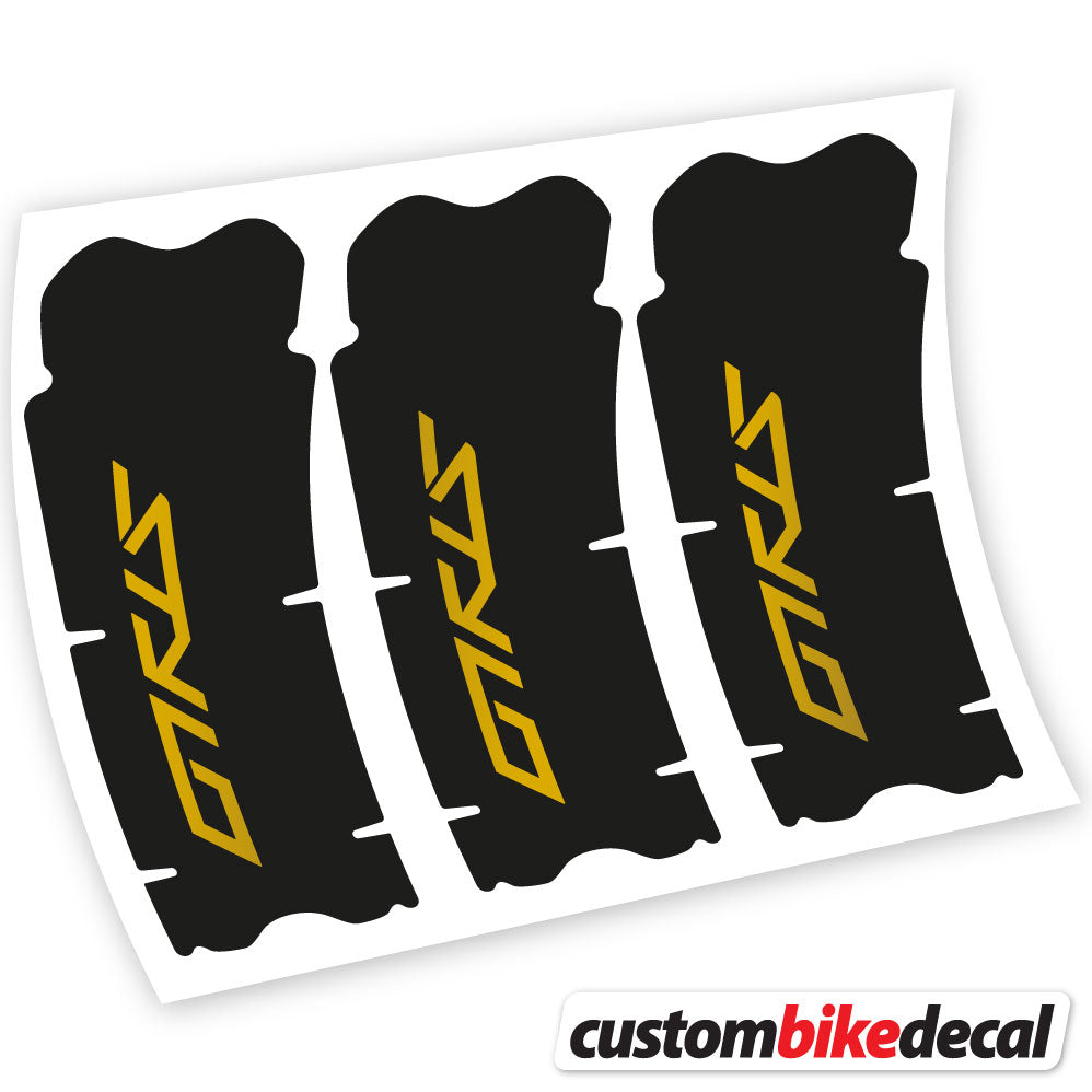 Gold decal for Truvativ Stylo crankset – bike sticker vinyl