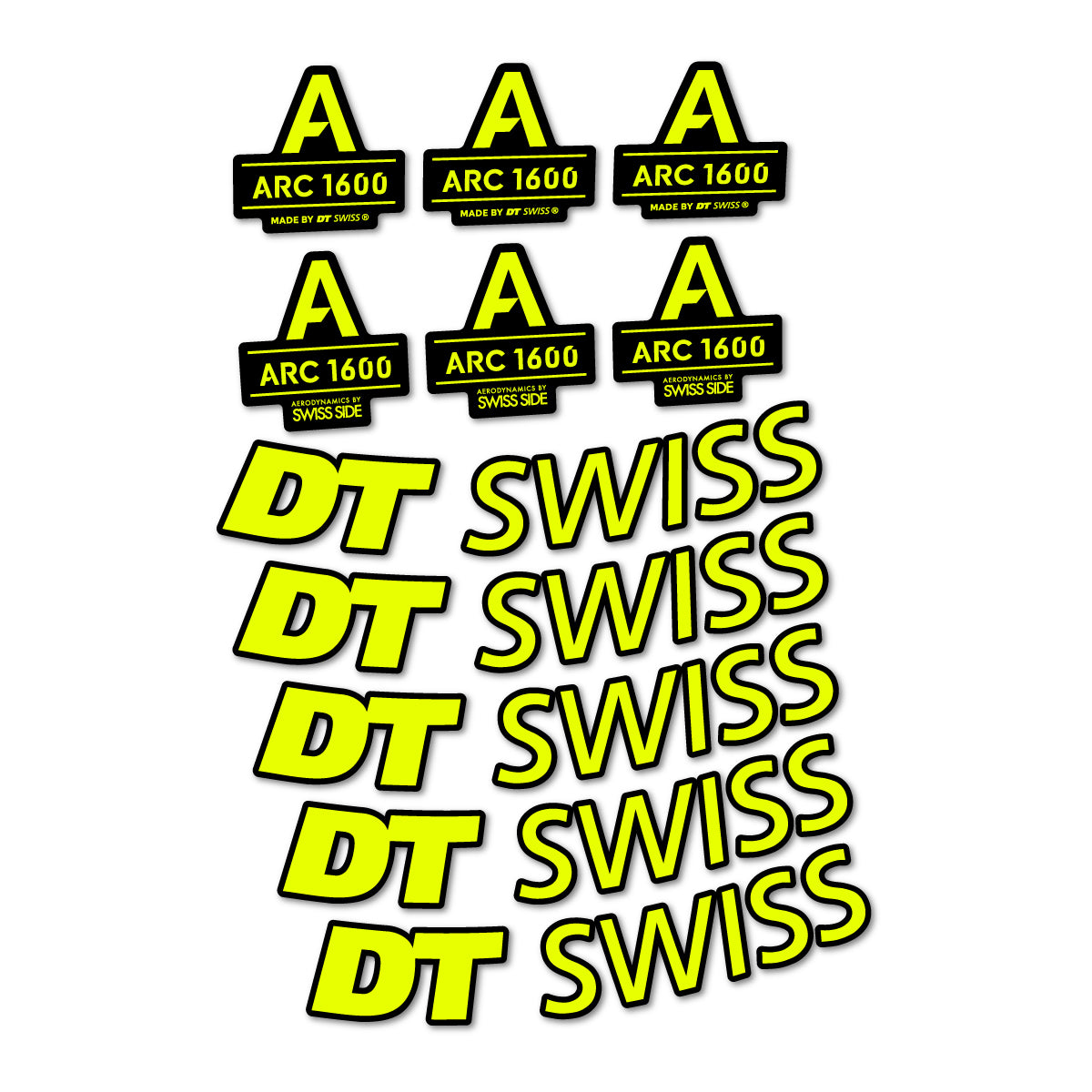 Stickers roue vélo DT Swiss ARC 1600 50 mm autocollant vinyle