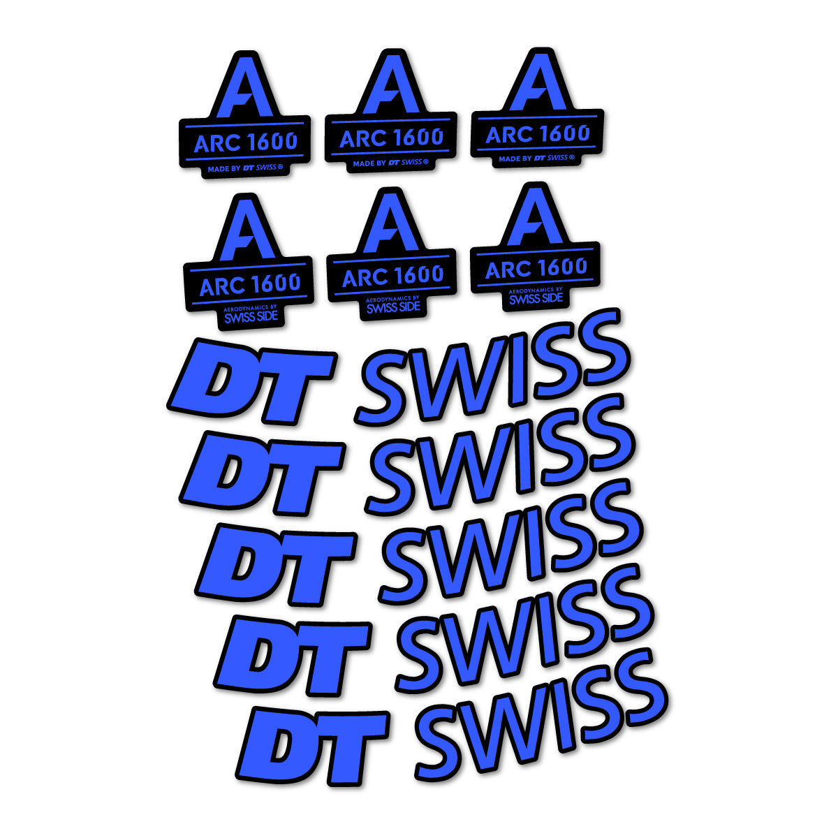 Stickers roue vélo DT Swiss ARC 1600 50 mm autocollant vinyle