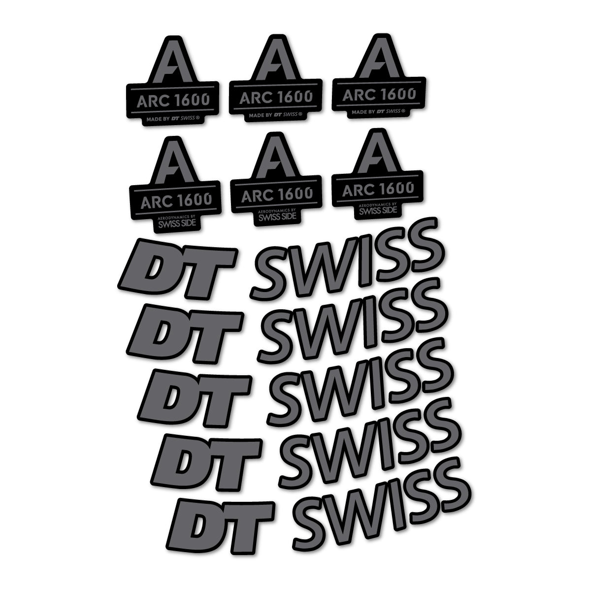 Stickers roue vélo DT Swiss ARC 1600 50 mm autocollant vinyle