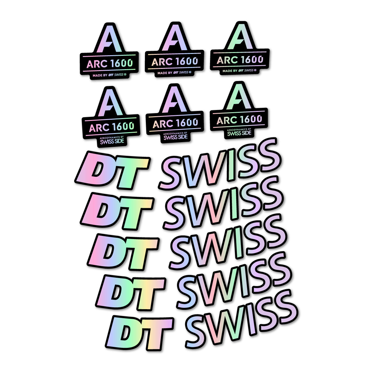 Stickers roue vélo DT Swiss ARC 1600 50 mm autocollant vinyle