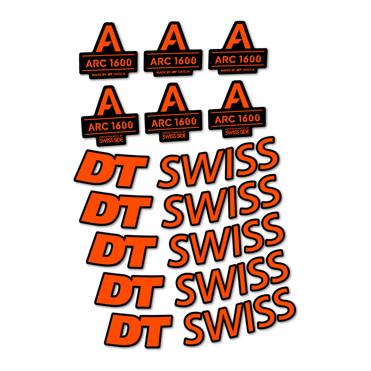 Stickers roue vélo DT Swiss ARC 1600 50 mm autocollant vinyle