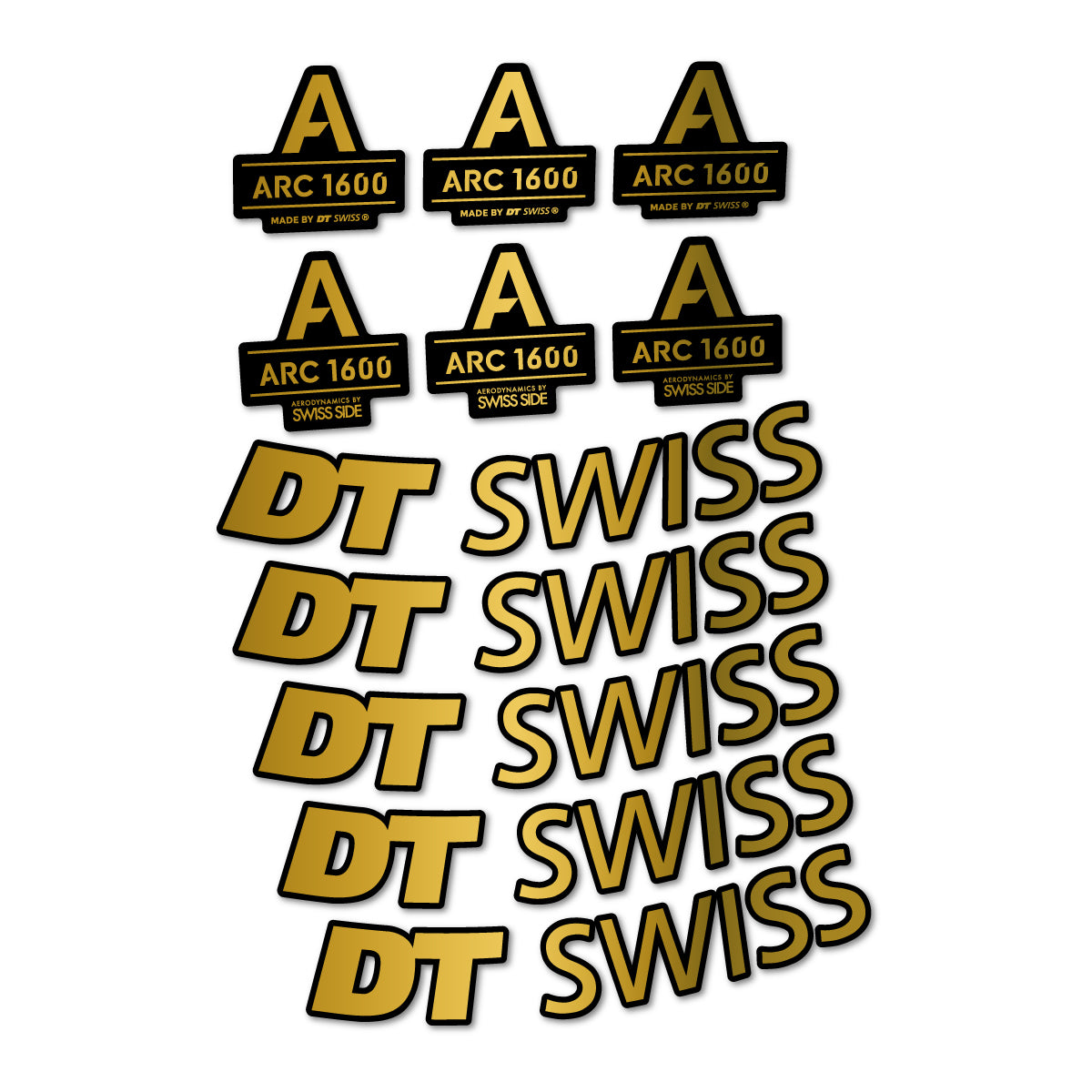 Stickers roue vélo DT Swiss ARC 1600 50 mm autocollant vinyle