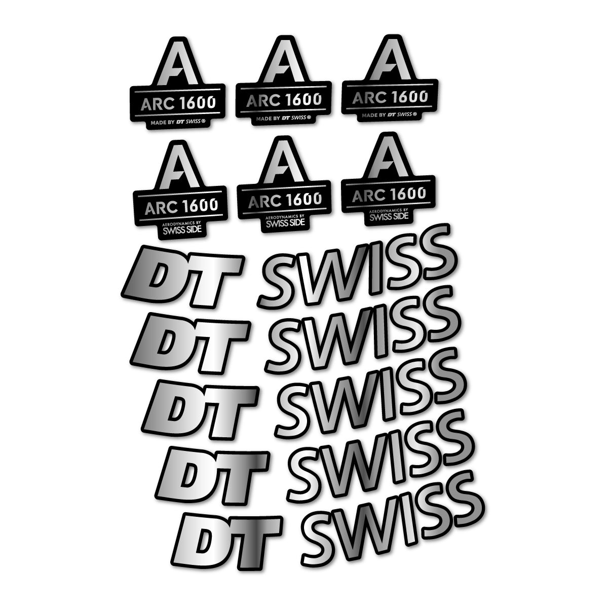 Stickers roue vélo DT Swiss ARC 1600 50 mm autocollant vinyle