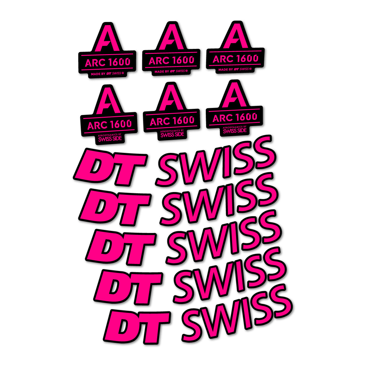 Stickers roue vélo DT Swiss ARC 1600 50 mm autocollant vinyle