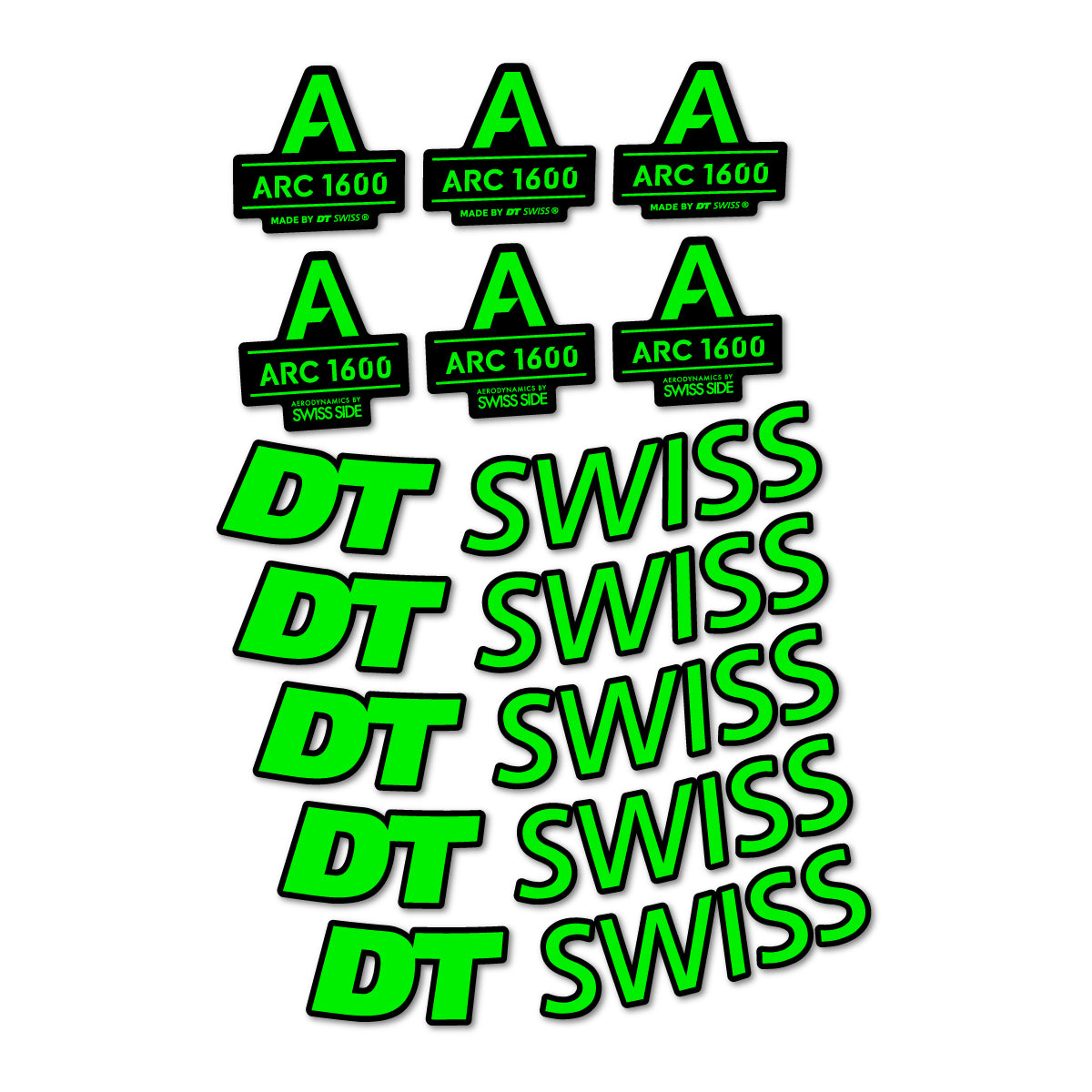 Stickers roue vélo DT Swiss ARC 1600 50 mm autocollant vinyle