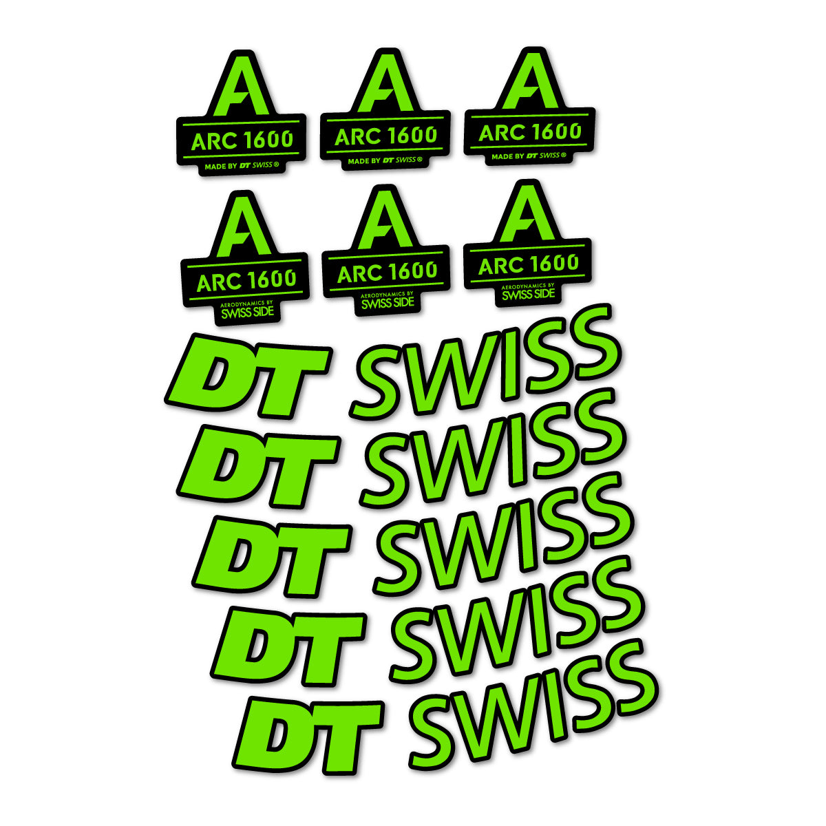 Stickers roue vélo DT Swiss ARC 1600 50 mm autocollant vinyle