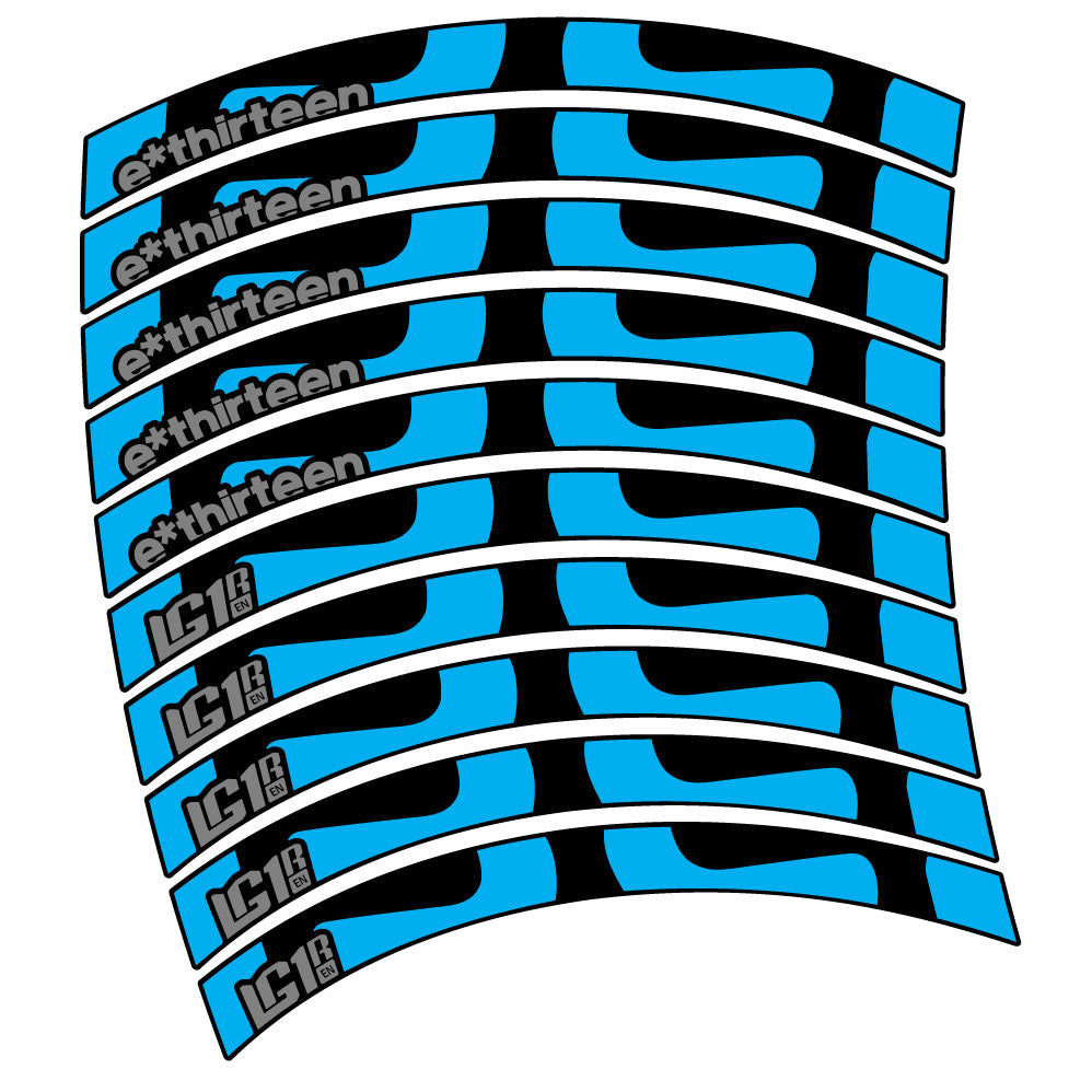 Stickers EThirteen LG1R EN compatibles Autocollants roues VTT 29"